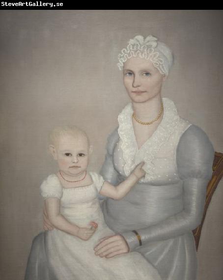 Ammi Phillips Mrs. Wilbur Sherman and daughter Sarah